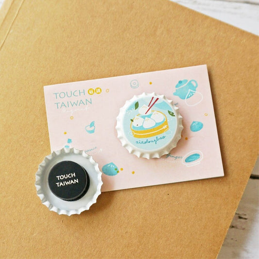 Aimant refrigerateur capsule