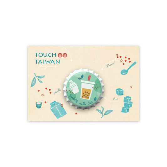 Aimant refrigerateur capsule